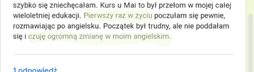 Opinia kursanta